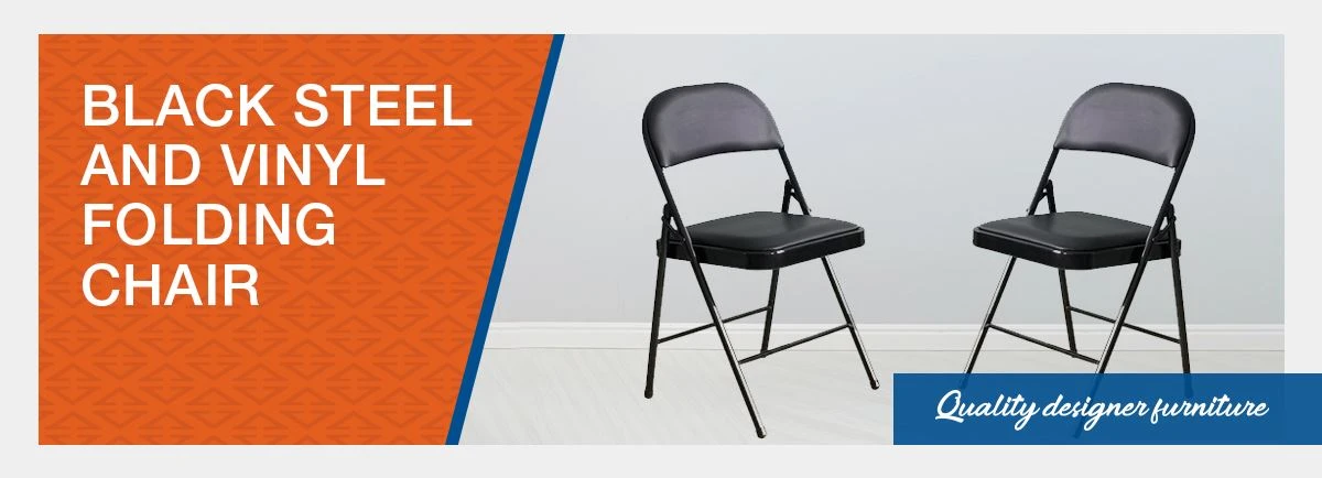 Black Steel And Vinyl Folding Chair hbsinostar 1 Black Steel And Vinyl Folding Chair hbsinostar 1